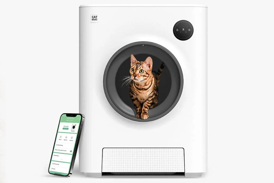 small automatic litter box