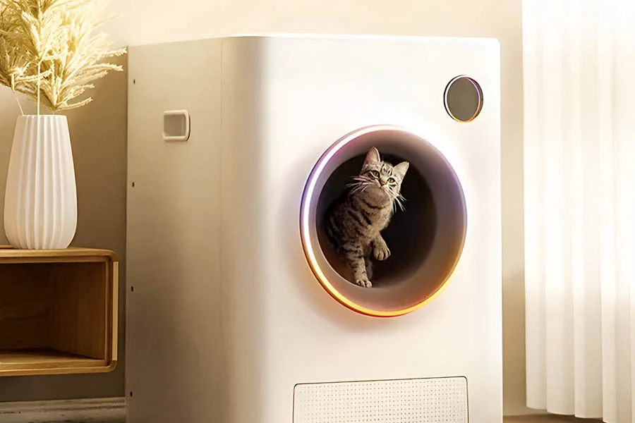 small automatic litter box