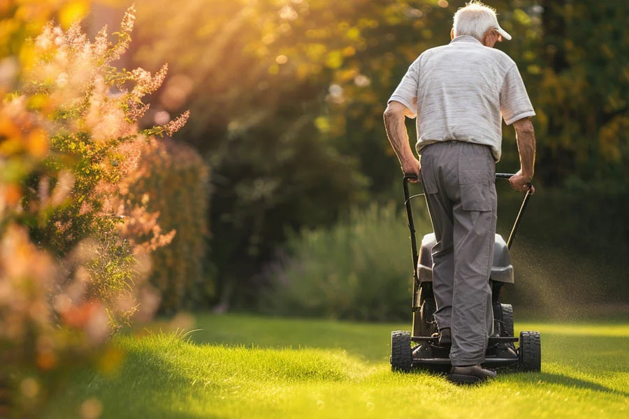 battery power lawn mowers